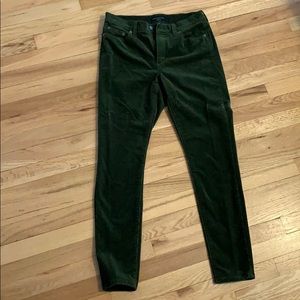 Cropped Banana skinny corduroy pants